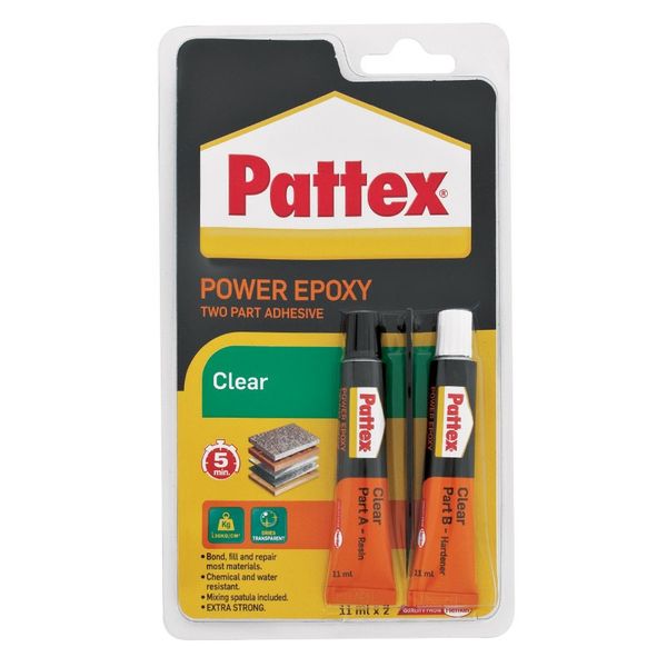 Pattex - Epoxy Clear Repair - 22ml - Bulk Pack of 3