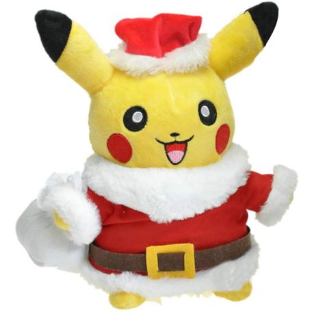 christmas pikachu plush