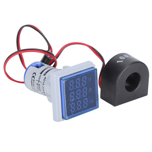 Signal Indicator Square Lamp AC 60-500V 3-Display