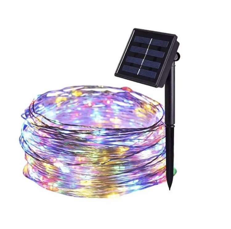 RGB 10M LED Solar Fairy Light Strip - 8 Modes | Shop Today. Get it ...