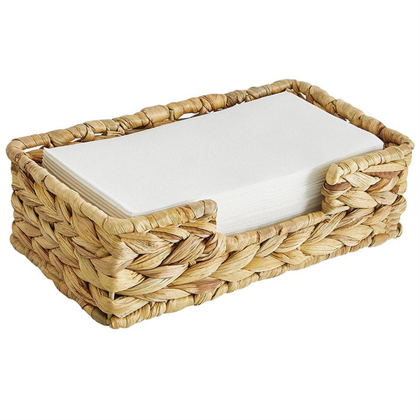 3Pcs Hand Woven Rattan Tray Wicker Baskets For Tank Tray For Kitchen