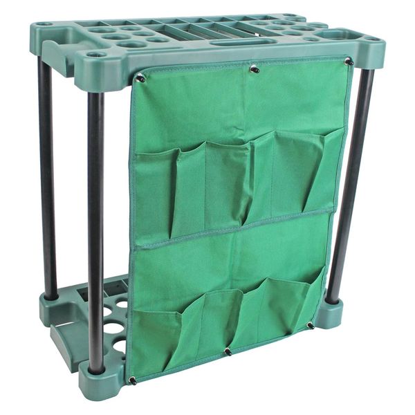Garden Tool Organizer Yard Tool Rack Tool Tower Garage Storage Holder Shelf