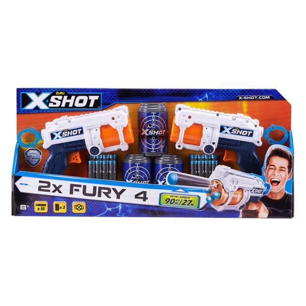 Zuru X-Shot Excel-Fury 4 2Pk