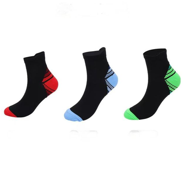 3 Pairs Plantar fascia compression sports socks for men and women