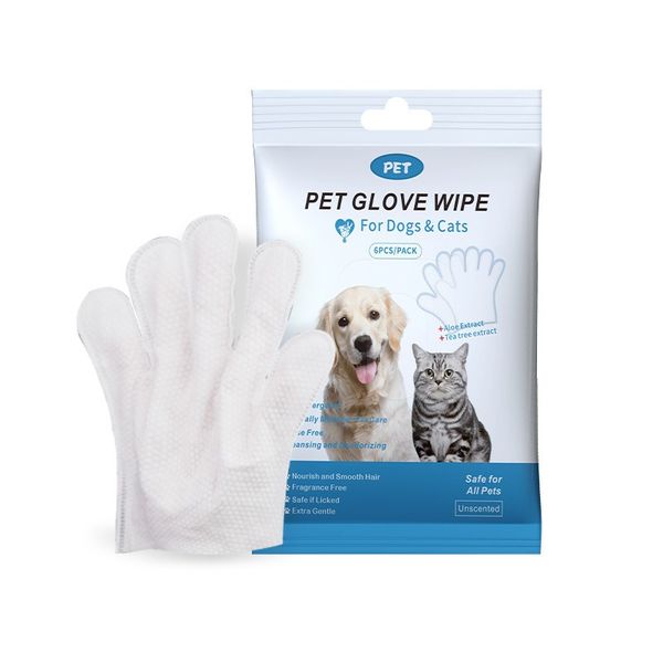 Pet Waterless Cleaning Gloves 1-Pack