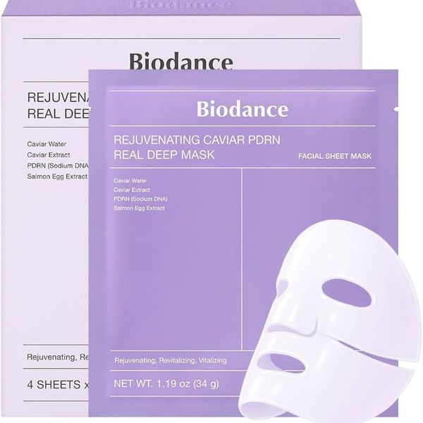Biodance Rejuvenating Caviar PDRN Real Deep Mask 1Box (34gx4ea)