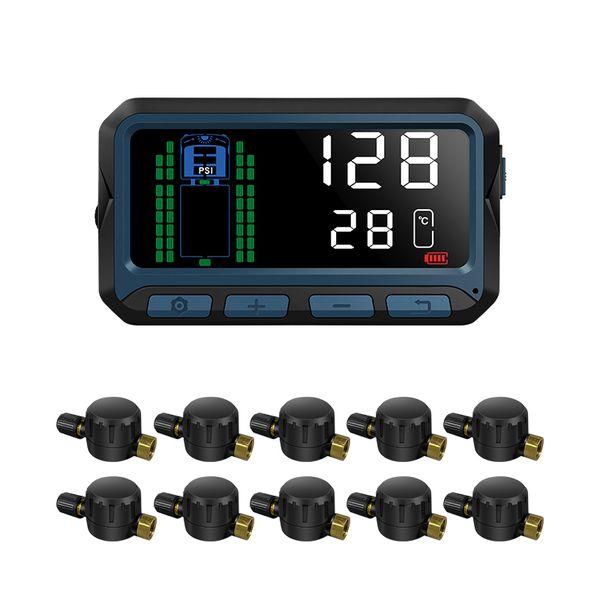 D55S-10-SU (10-sensor) - TPMS for 10-wheel Vehicles incl. Trucks &amp; Trailers