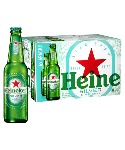 Heineken Silver - Beer NRB - 24 x 330ml