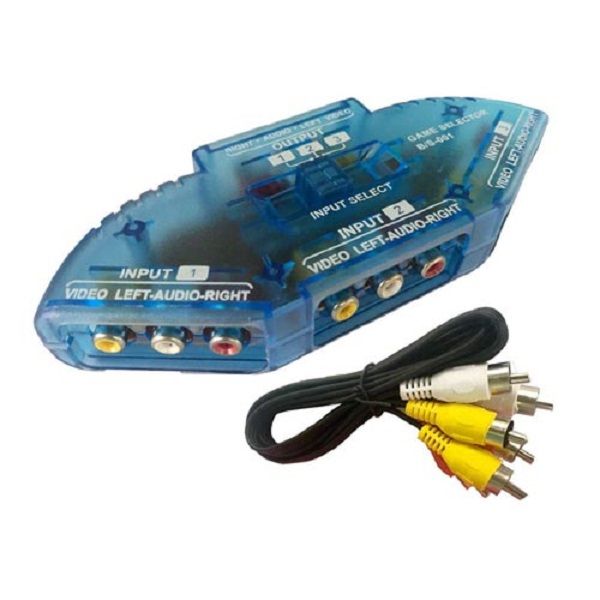 Alltech B/S-001 3 Input 1 Output AV RCA Game Selector Switch