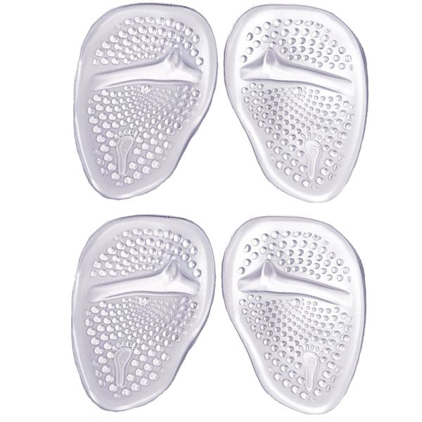 Gel High Heel Insole Pads - Ball Of Foot Cushions For High Heels - 2 Pairs