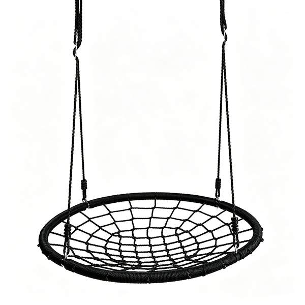 Circular Web Swing Duty Saucer Net Swing Indoor Outdoor Yard Play Equipment