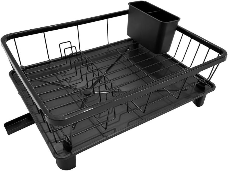 Decorum and Co - Elevated Dish Drying Rack with Drainboard
