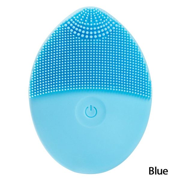 Silicone Facial Cleansing Device - Blue