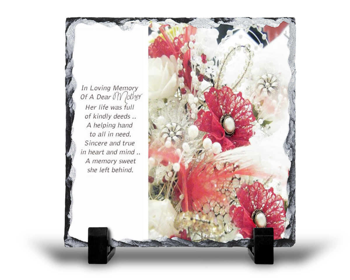 In Loving Memory Of A Dear Mother Remembrance Memorial Gift Rock Slate Shop Today. Get it