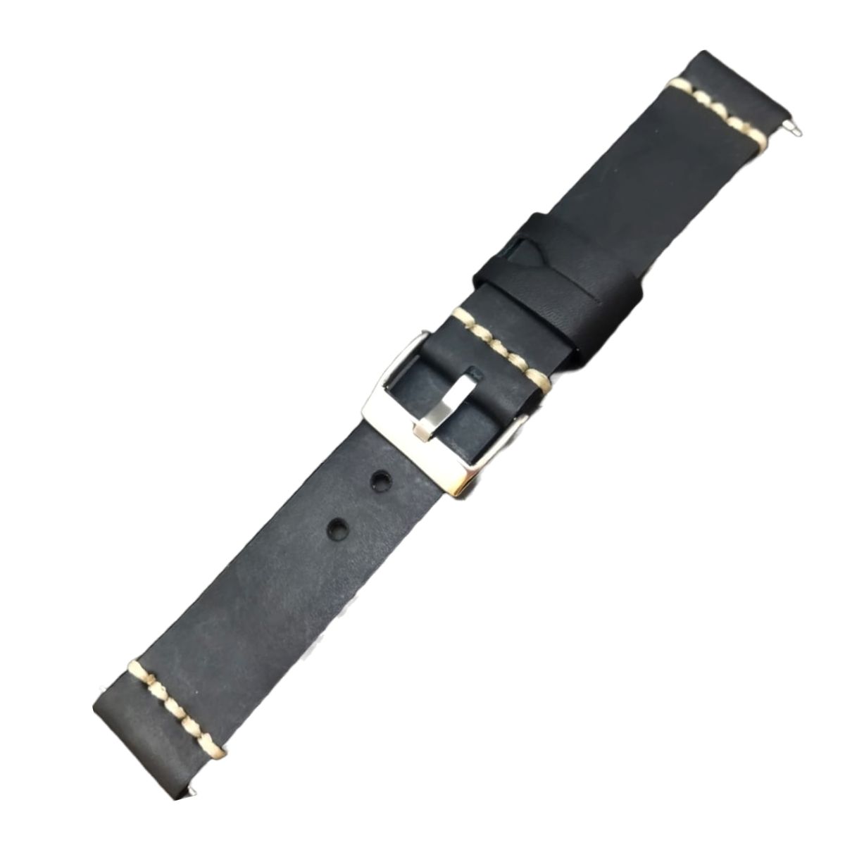 Genuine Leather Watch Strap Smooth Finish 20mm Extra Thick 