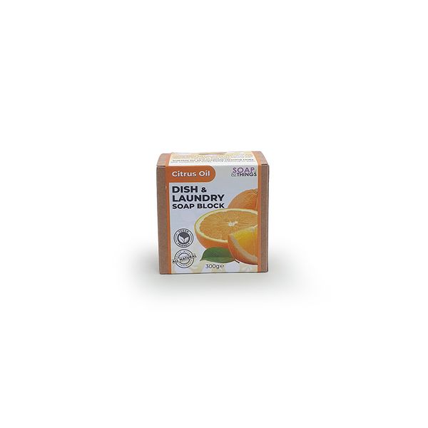 Dish &amp; Laundry Soap Block (Citrus)