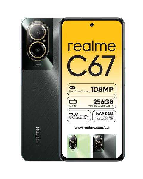 Realme C67 256GB LTE Dual Sim - Black Rock