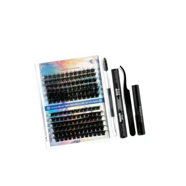 Fashion False Eyelashes DIY Eyelash Extensions 10-16mm Eyelashes 144Pieces