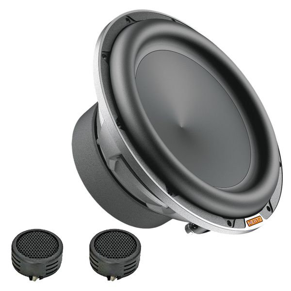 Hertz MP300 D2.3 Pro Mille Series 12" 1200Watt Subwoofer &amp; Evo Tweeters