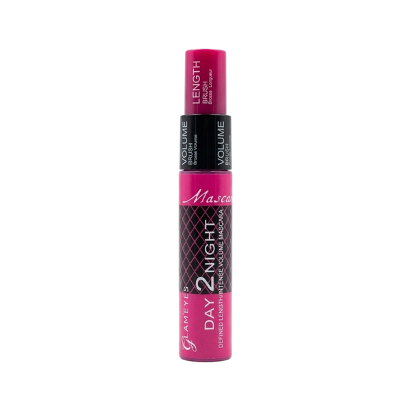 GlamEyes Day 2 Night Dual Brush Mascara - Length &amp; Volume Lash System