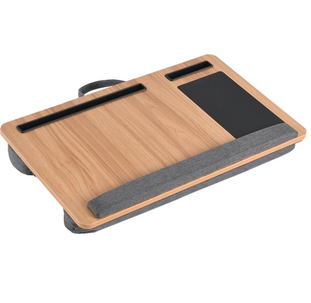 Portable Laptop Desk with Soft Cushion and Mouse Pad