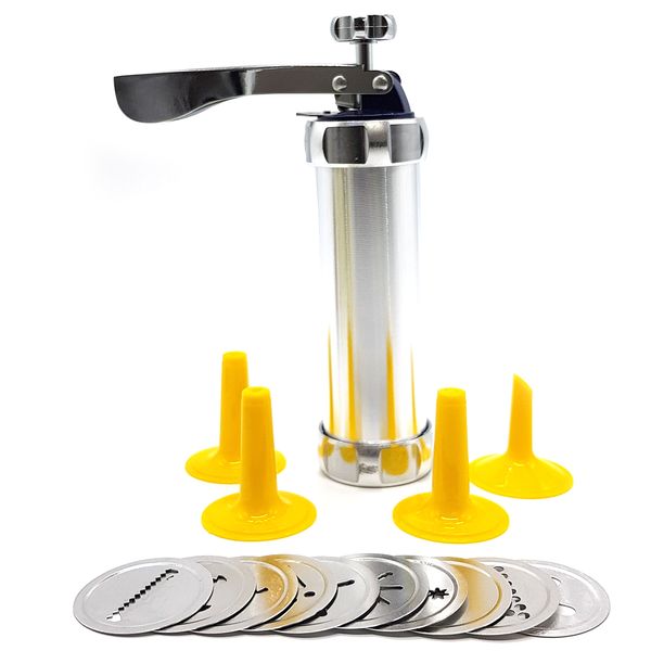 Biscuit Cutter Cookie Maker - Metal Biscuit Press - 3 Pack
