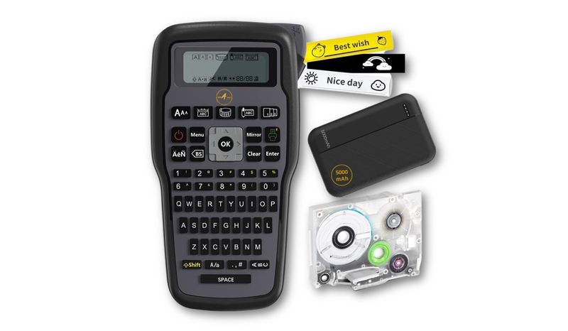 Handheld Label Maker Machine with Keyboard-Pro Portable Label Maker
