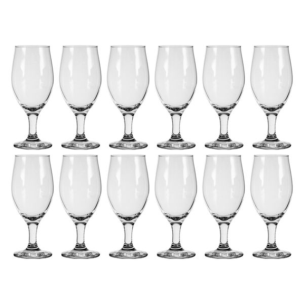 Nadir Windsor Stemmed Beer Glass, (330Ml) 12 Pack