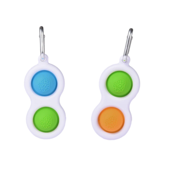 Pop It Double Dimple Fidget Popping Sensation Sensory Toy - Pack of 2