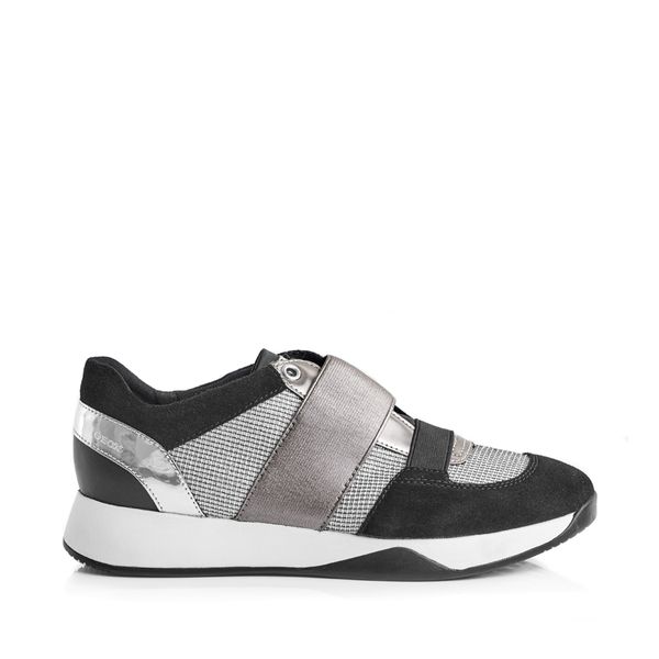 Green Cross Geox Elastic Sneaker 52170 Black