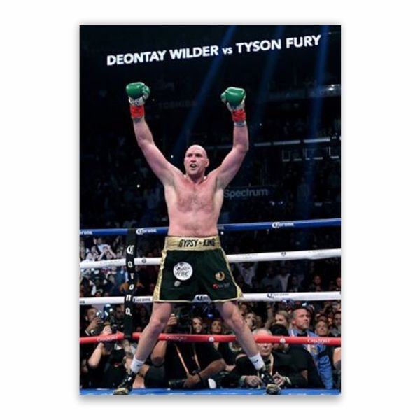 Tyson Fury In The Ring Poster - A1