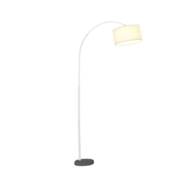Drlight Home Fishing Style Living Room Simple Floor Lamp - White