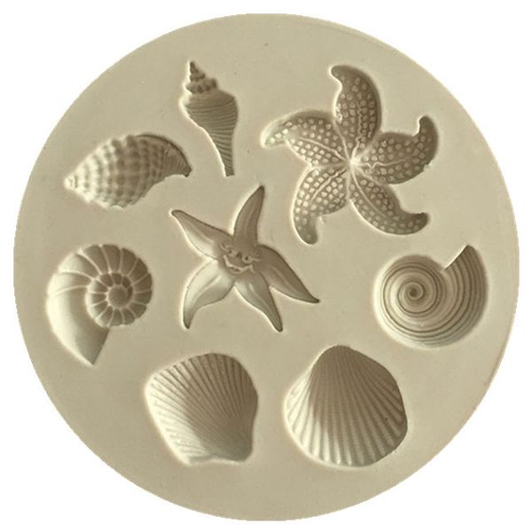 Shell and Starfish Silicone Mold