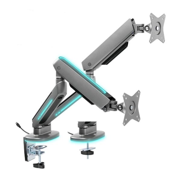 Rogueware MA200+ Aerotilt Gaming Dual Monitor Arm with RGB &amp; VESA Plate