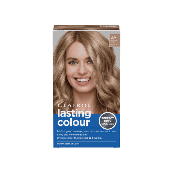 Clairol Lasting Colour - 8A Medium Ash Blonde Permanant Hair Colour