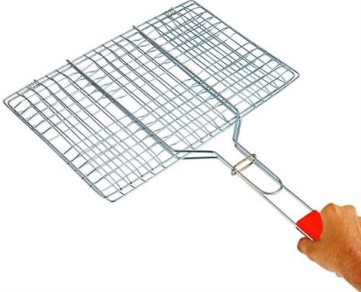 Casey Faza BBQ Rectangular Stainless Steel Medium Hand