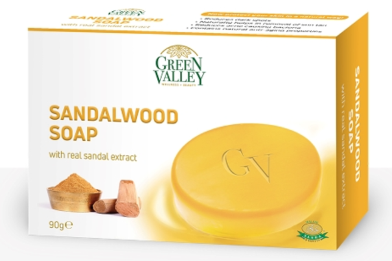 Green Valley Sandalwood Soap Pack Of 3 X 90g