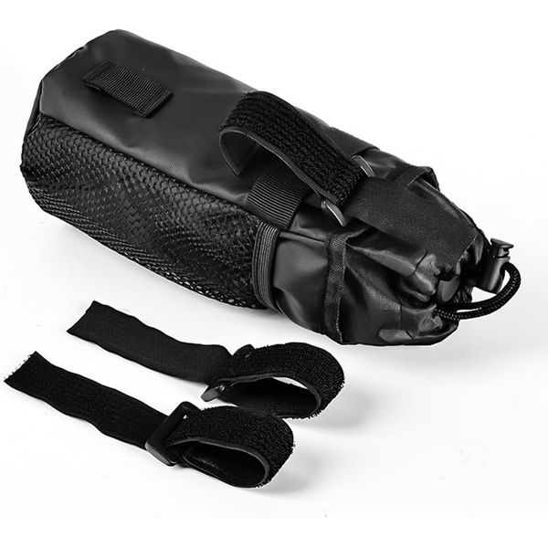 Bike Handlebar Water Bottle Bag Bike Cup Holder with Net Pocket