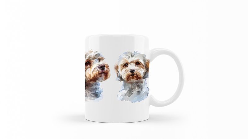 Dandie-Dinmont-Terrier Printed Coffee Mug DSGN265