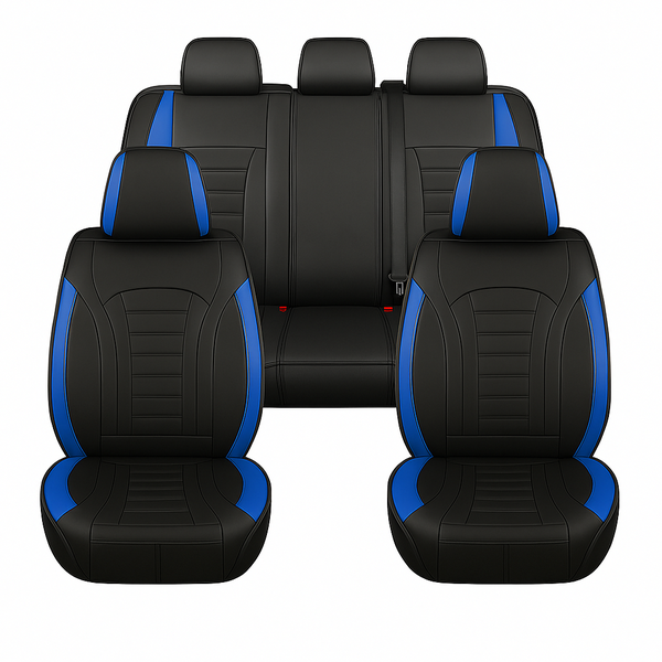 Universal PU Leather Seat Covers - 5 Piece Set