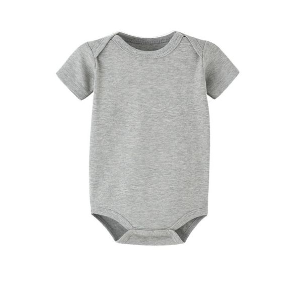 Short-sleeved Body Vest-3 months - Grey