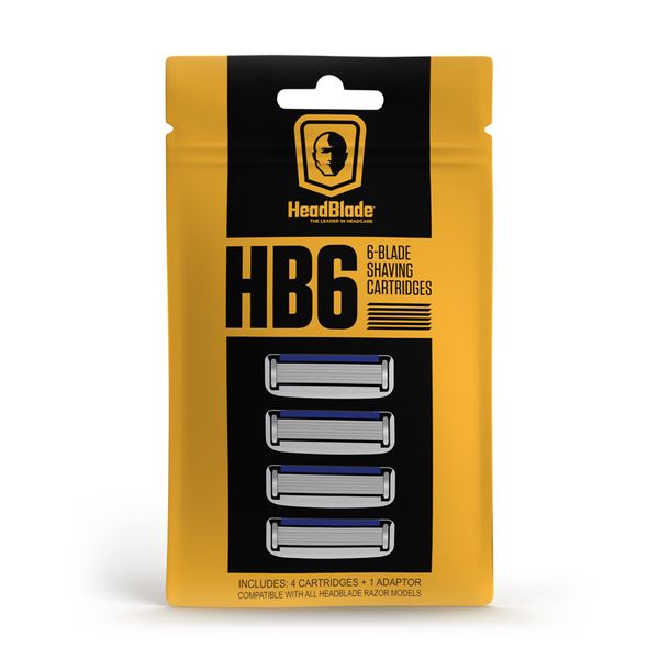 HeadBlade HB6 Six Blade 4ct Kit