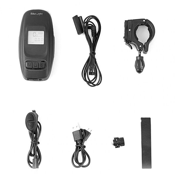 Aerbes AB-ZX08 Bicycle Front Light Code Meter Horn