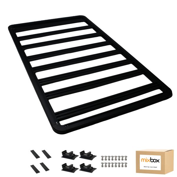 Mix Box Aluminium Top Roof Rack for Fortuner,158x140x6 cm