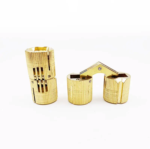 2x Barrel Hinges, 8mm - Concealed Jewellery Box Hinge
