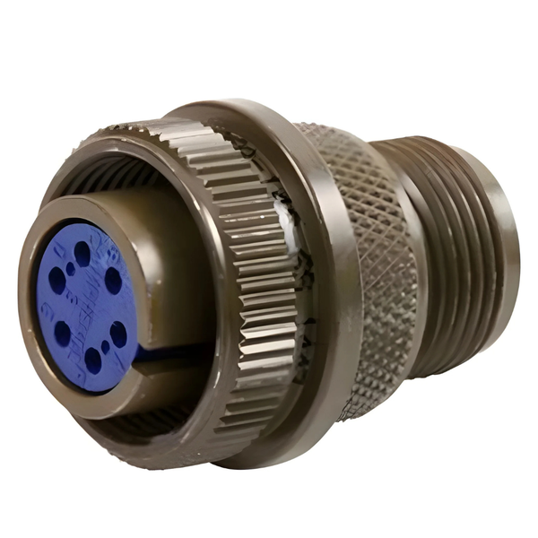 XY3106A-14S-7S: Rugged MIL-DTL-5015 Circular Cable Plug, 3-Socket, 13A