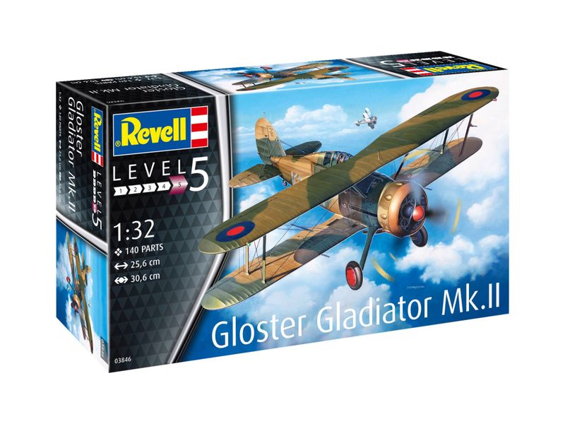 Revell 1/32 Gloster Gladiator Mk. II Plane Plastic Model Kit