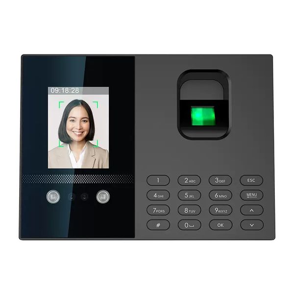 FS02 Smart Face Recognition Fingerprint Password Check-in Machine