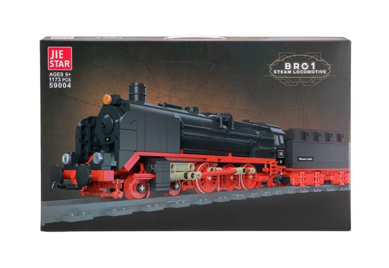Jie Star BR01 Steam Locomotive (1173pcs) - 50cm Long