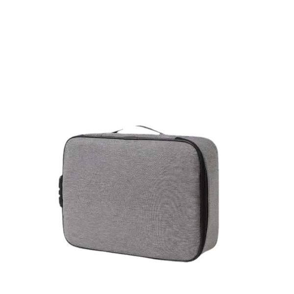Large Capacity Oxford Cloth Travel Pouch with LockPassport &amp;Card Organizer